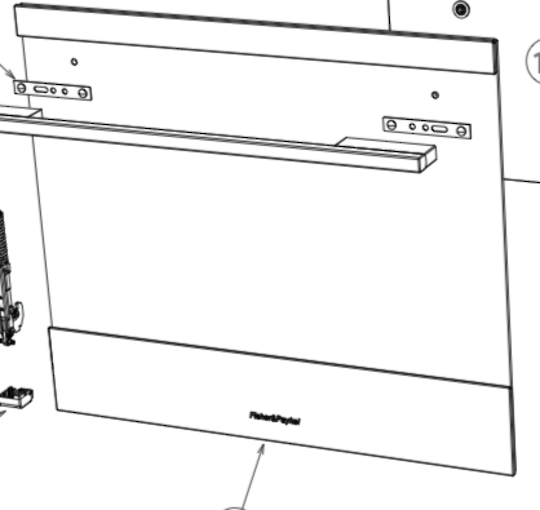 09938 Fisher Paykel Elba Oven BAKE TRAY FLAT OB60SL11DEPX1